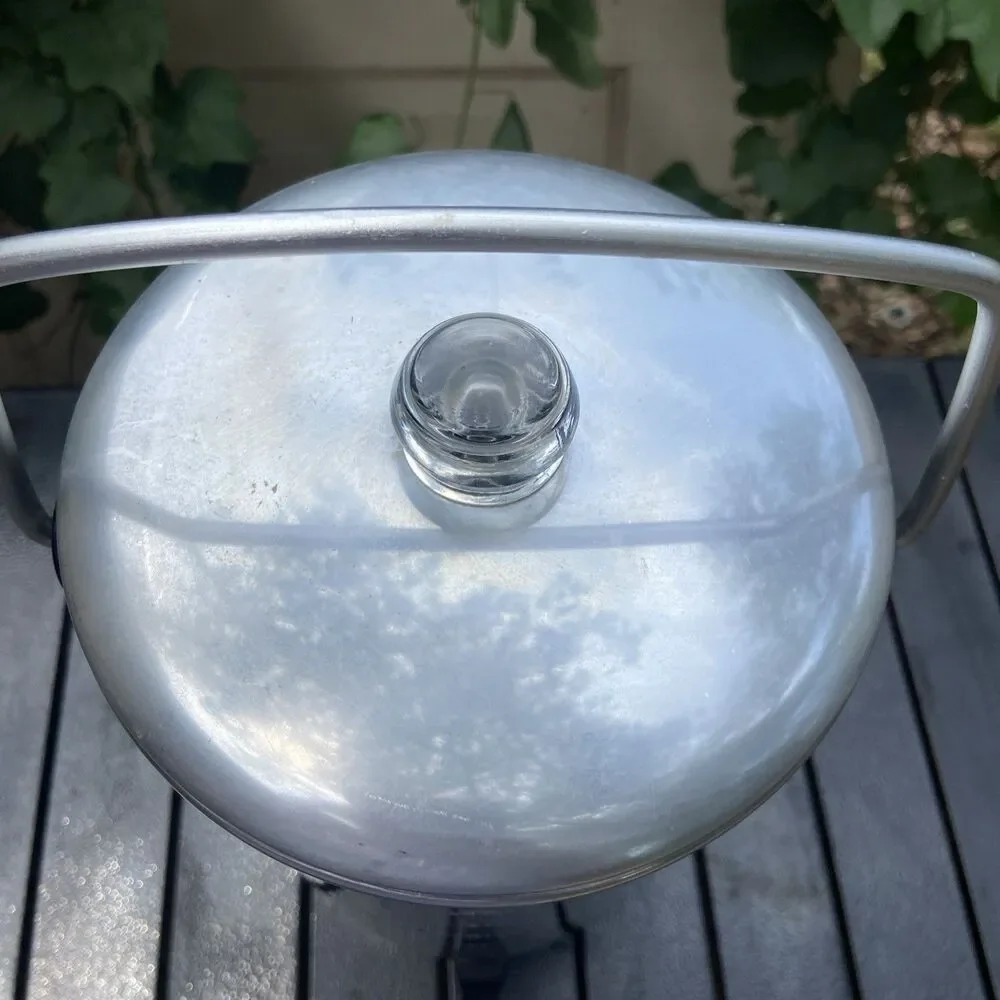 Vintage Mirro Party Perk 22-Cup Electric Coffee Percolator Brews Fast VGUC Works